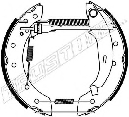 TRUSTING 6177 Brake Shoe Set